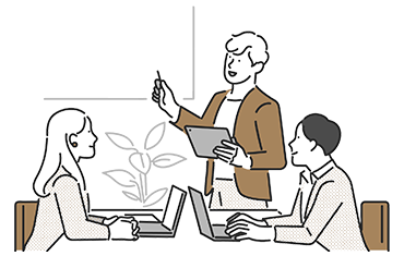 各企業のニーズに向き合い　丁寧なサポートを実施